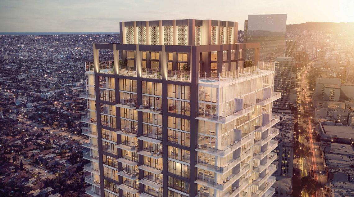 First look at Onni Group's Mid-Wilshire apartment tower